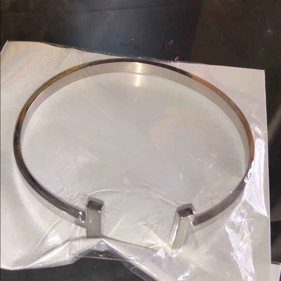 Rose Gold Stainless Steel Cuff Bangle Bracelets - Picture 6 of 7